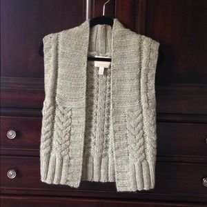 Banana Republic Heritage wool cable sweater vest